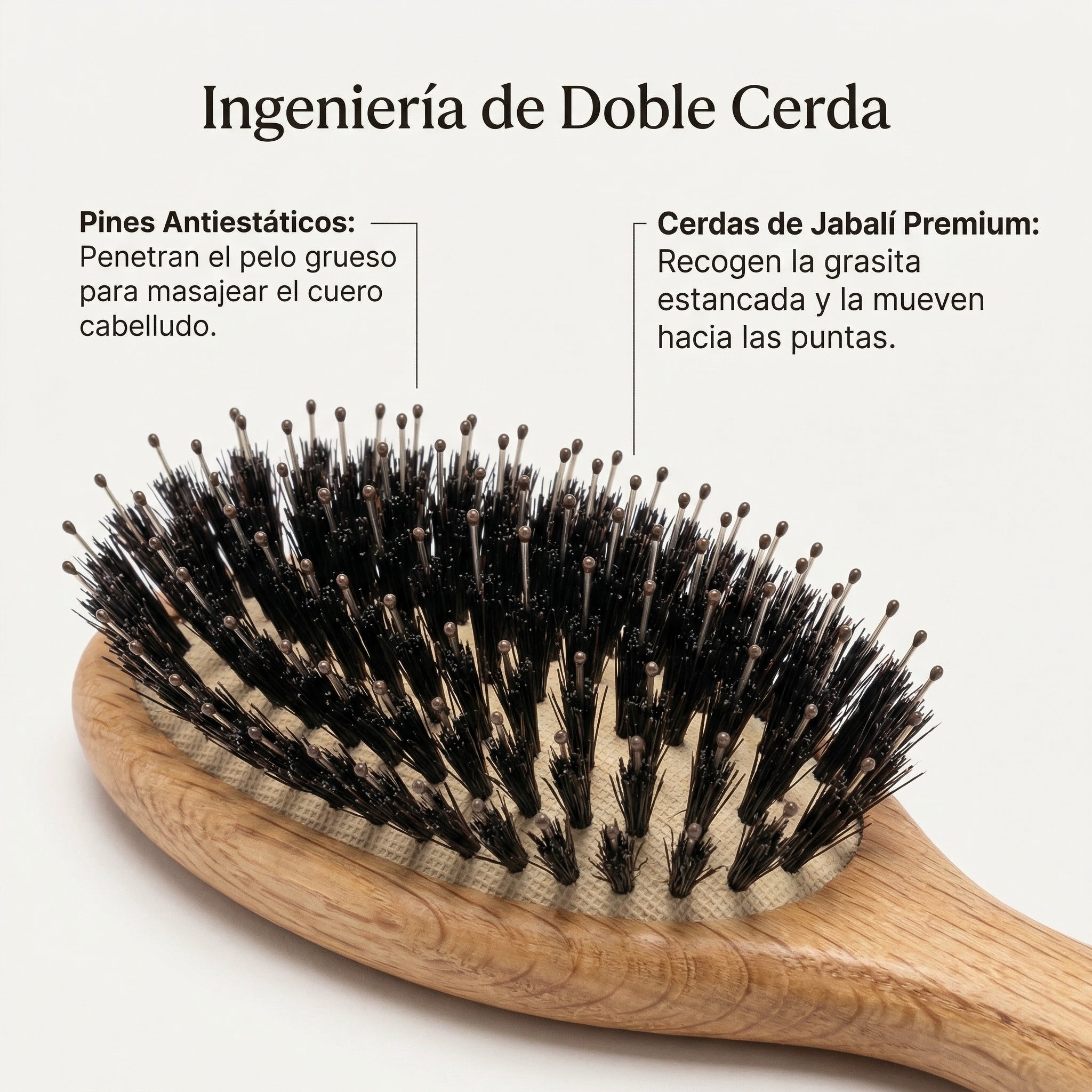 Cepillo Equilibrante de Raíces y Puntas