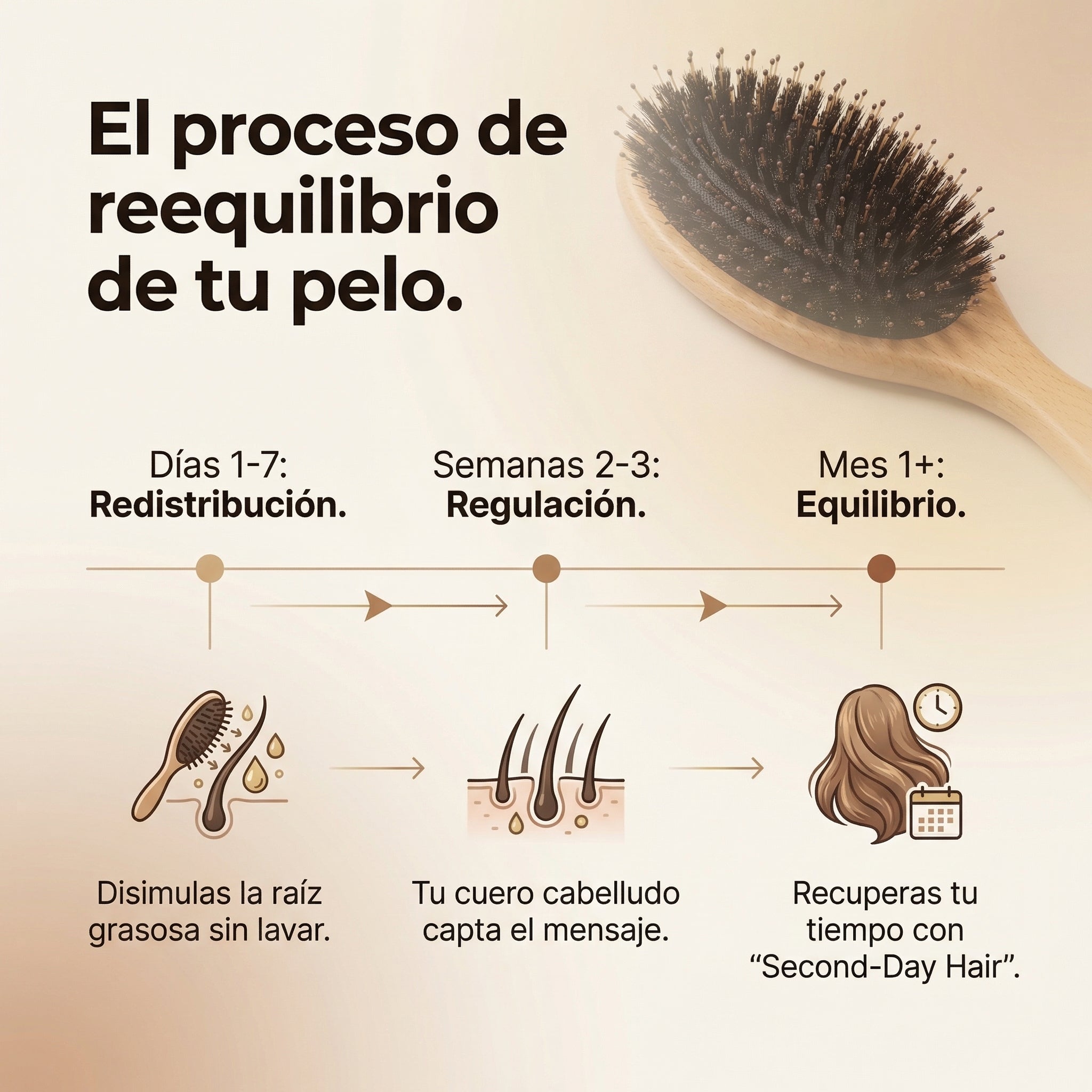 Cepillo Equilibrante de Raíces y Puntas