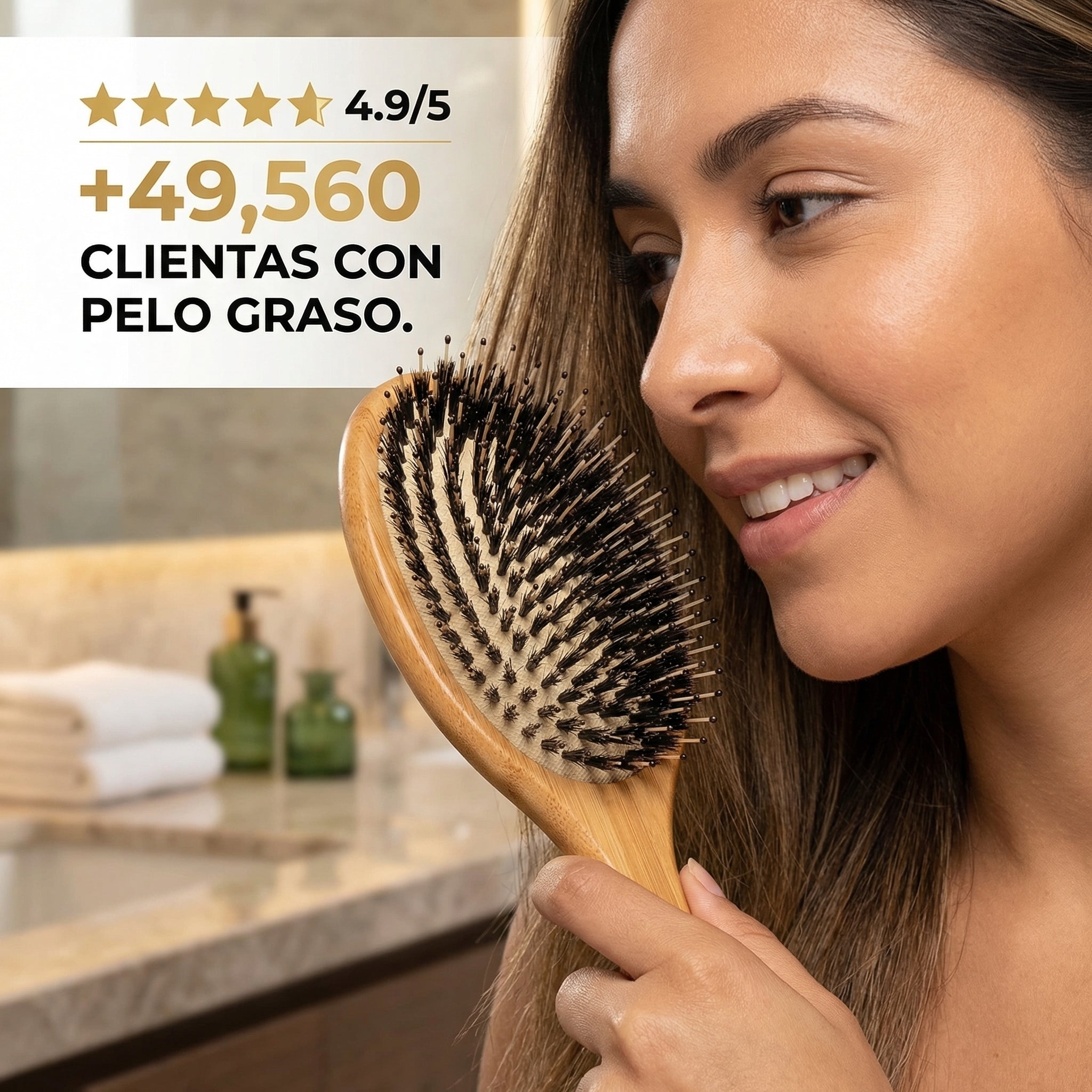 Cepillo Equilibrante de Raíces y Puntas